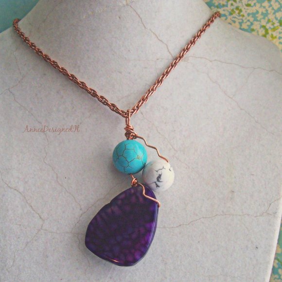 Hand Made - Semi Precious Necklace - Picture 1 of 1